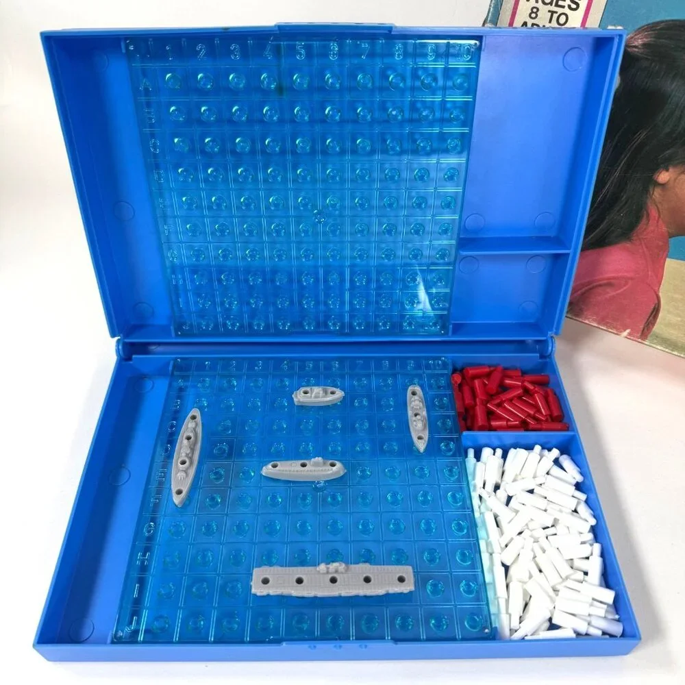 Battleship Milton Bradley 1971 Classic Strategy Board Game Kids Complete